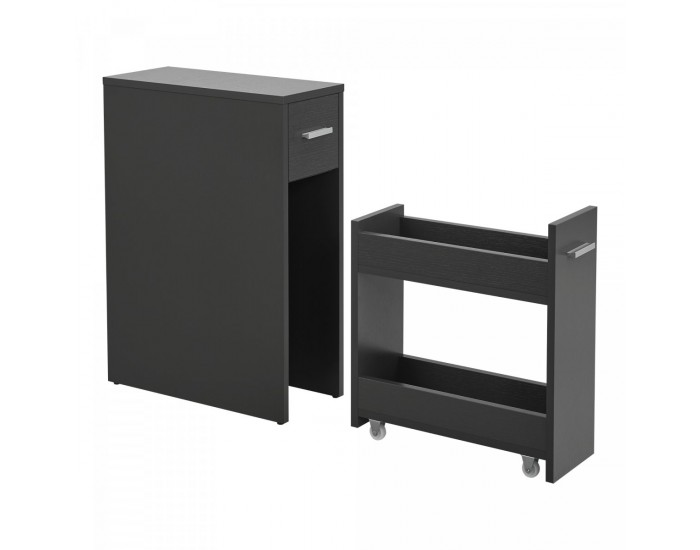 Шкаф за баня Kauhajoki 61x20x45см тъмносив []