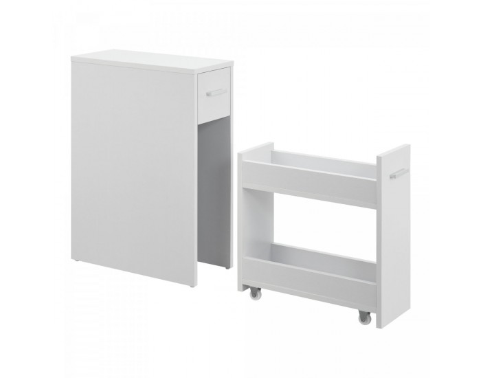 Шкаф за баня Kauhajoki 61x20x45см бял []