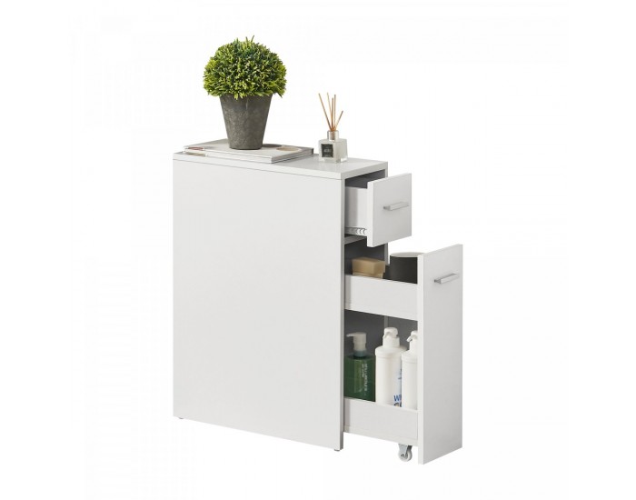 Шкаф за баня Kauhajoki 61x20x45см бял []