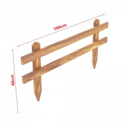 Комплект градинска ограда Krölpa 100x40см [] - Grădină