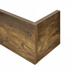 Стенен рафт Grimstad 119 x 18 x 55 cm Тъмен дървесен тон - Living