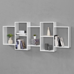 Стенен рафт Jessheim 161x18x65 см бял - Living