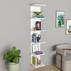 Стенен рафт Surahammar 180x34.5x30cm бял [] - Living