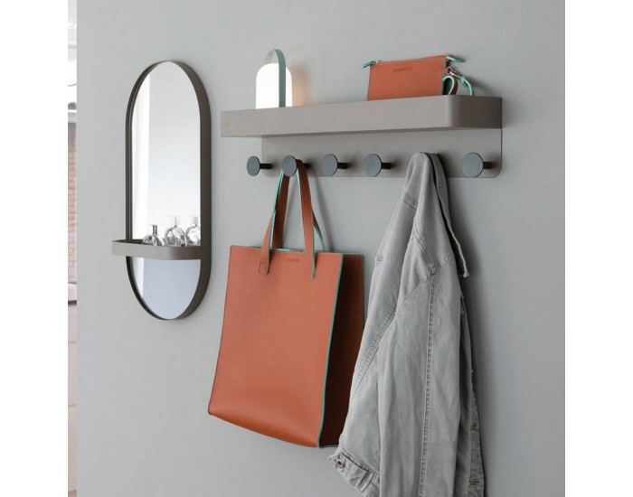 Стенна закачалка за портманта Taupe 60x11.8x13cm