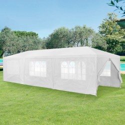 Беседка Wedau 900x300x255 см бяла - Construcții de exterior