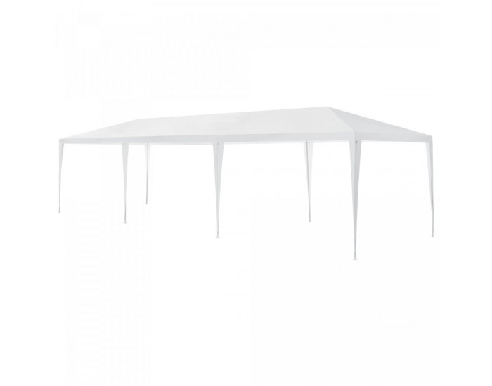 Беседка Wedau 900x300x255 см бяла
