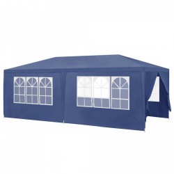Беседка Wedau 600x300x255 см тъмно синьо - Construcții de exterior