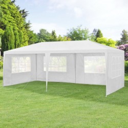 Беседка Wedau 600x300x255 см бяла - Construcții de exterior