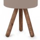 Настолна лампа Preston wood 1xE27 пясъчен цвят []