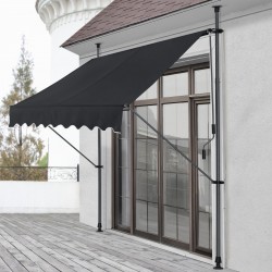 Скоба за сенник Stem 250x120x220-309 см черен [] - Copertine și umbrele