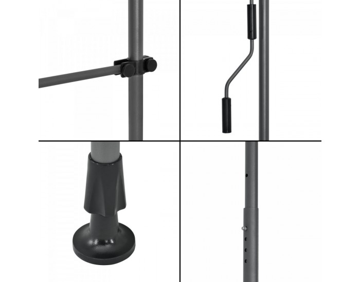 Скоба за сенник Stem 250x120x220-309 см тъмнозелен []