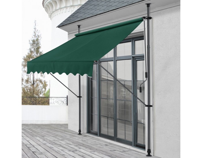 Скоба за сенник Stem 250x120x220-309 см тъмнозелен []