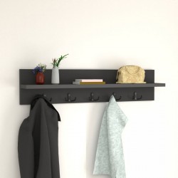 Стенна закачалка Hammarö 80x11x18см антрацит [] - Sonata G