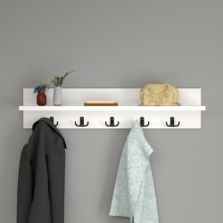 Стенна закачалка Hammarö 80x11x18cm бяла [] - Sonata G