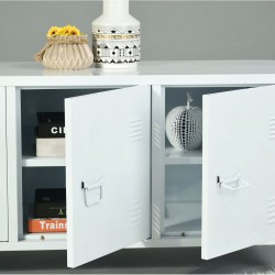 Стойка за телевизор Kotka с три врати за шкаф стомана 58 x 113 x 40 cm [] - Comode TV