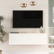 ТВ маса Lapinlahti 100 x 31,5 x 29,5 cm рустик дъб/бял []