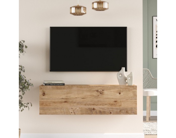 ТВ маса Lapinlahti 100 x 31,5 x 29,5 cm рустик дъб []