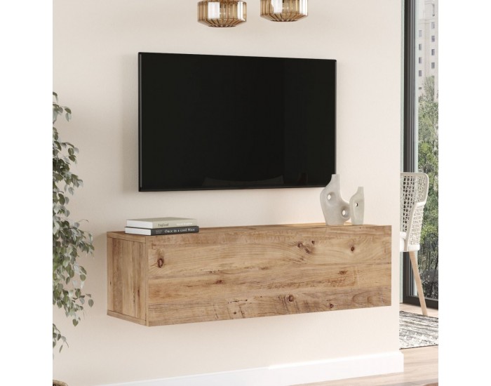 ТВ маса Lapinlahti 100 x 31,5 x 29,5 cm рустик дъб []
