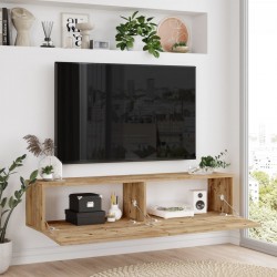 ТВ маса Lapinlahti 140 x 31,5 x 29,5 cm рустик дъб [] - Sonata G