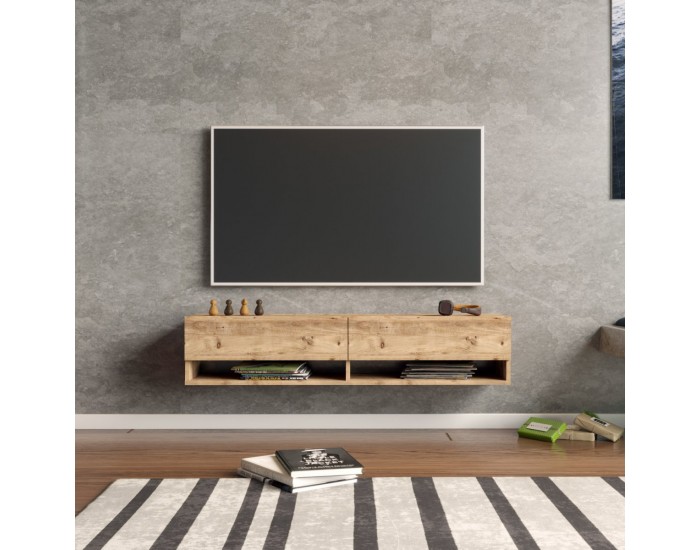 ТВ маса Laitila 140x31.5x29.5cm рустик дъб []