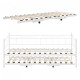 Метална кушетка Skutskär 90x200см бяла