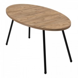 Маса за кафе Skærbæk 43 x 90 x 50 cm дървесни цветове [] - Măsuțe de living