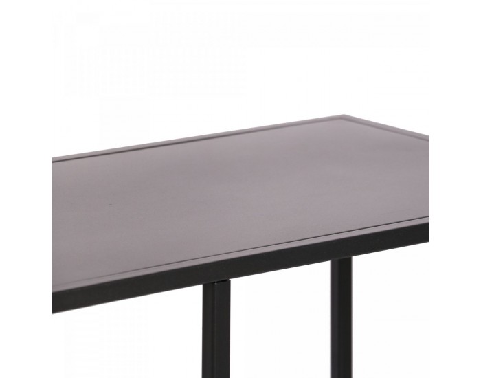 Стоящ рафт Isojoki 120x35x87,5 cm метален черен мат []