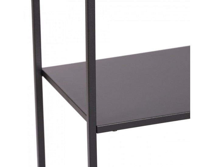 Стоящ рафт Isojoki 120x35x87,5 cm метален черен мат []