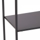 Стоящ рафт Isojoki 120x35x87,5 cm метален черен мат []