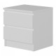 Нощно шкафче Fuglebjerg 42x40x37 см бяло []