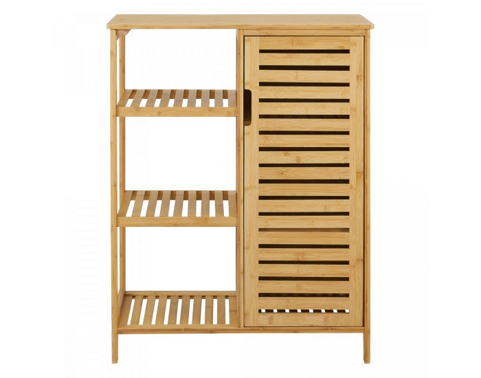 Шкаф за баня Vetlanda бамбук 87x66x33 см []