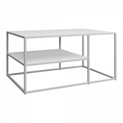 Холна маса Solund 90x60x45 см бяла [] - Sonata G