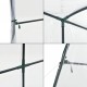 Стенна оранжерия Juta 100x200x215cm PVC фолио прозрачно []
