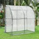 Стенна оранжерия Juta 100x200x215cm PVC фолио прозрачно []