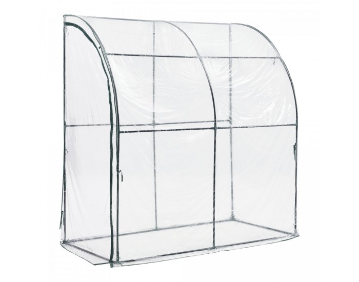 Стенна оранжерия Juta 100x200x215cm PVC фолио прозрачно []