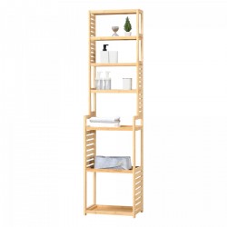 Стоящ рафт Forssa 165 x 42 x 28 cm естествен бамбук [] - Sonata G