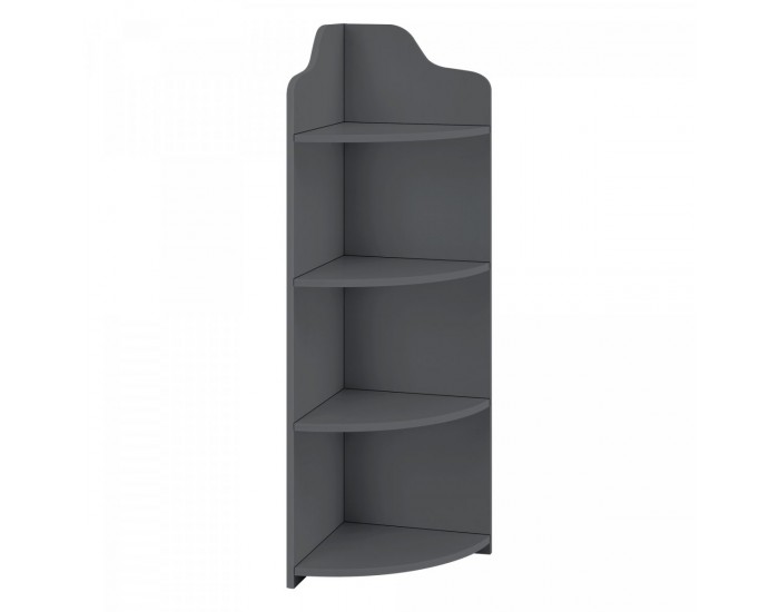 Ъглов рафт Bjurholm 90x28x28 см тъмносив []