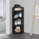 Ъглов рафт Bjurholm 90x28x28 см тъмносив []