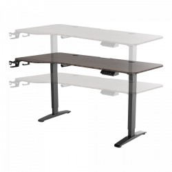Маса с регулируема височина Oxnard electric 160x75cm вид на орех [] - Birouri