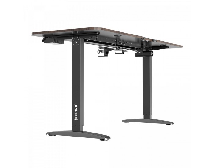 Маса с регулируема височина Oxnard electric 160x75cm вид на орех []