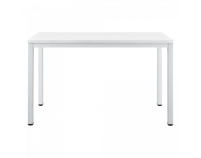 Бюро Odense 75x120x60 см бяло с регулируема височина