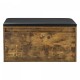 Пейка Degerfors 80x39x45 см тъмен дъб/черен []