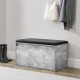 Пейка Degerfors 80x39x45 cm вид бетон/черен []