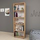 Етажерка за книги Vara 172x55x20 см вид дъб []