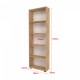 Етажерка за книги Vara 172x55x20 см вид дъб []