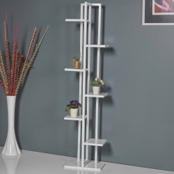 Рафт за растения Somero метал 150x34x21cm бял [] - Ghivece, jardiniere