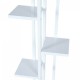 Рафт за растения Tohmajärvi метал 120x34x21cm бял []