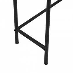 Рафт за пералня Nordborg метален 161x69x24,5 см черен [] - Baie