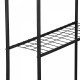 Рафт за пералня Nordborg метален 161x69x24,5 см черен []