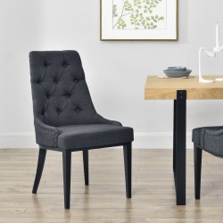 Стол за трапезария Chester 100x53x60 см тъмносив [] - Scaune de dining